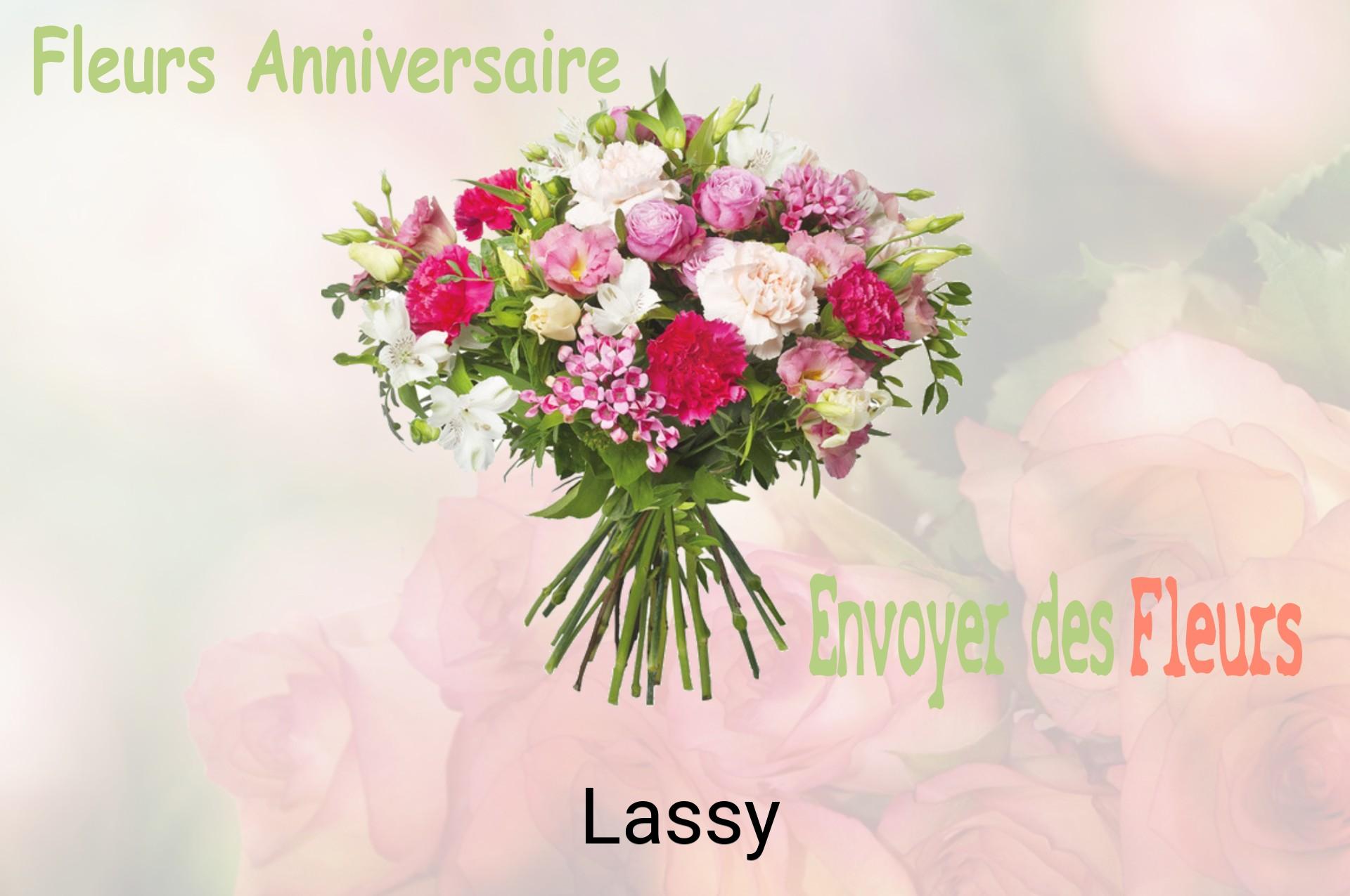 Bouquet de fleurs d’anniversaire livré à Lassy